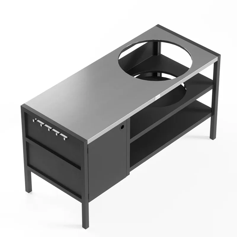 Multifunctioneel buitenkastje met oven