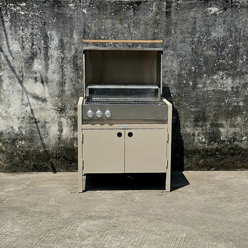 Buitenkeukenkast met grill