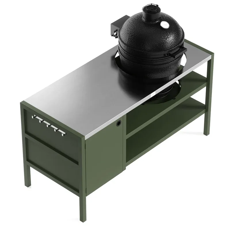 Multifunctioneel buitenkastje met oven