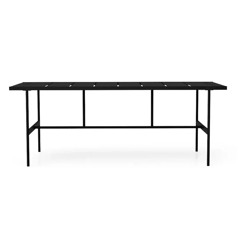 Rechthoekige eettafel voor buiten