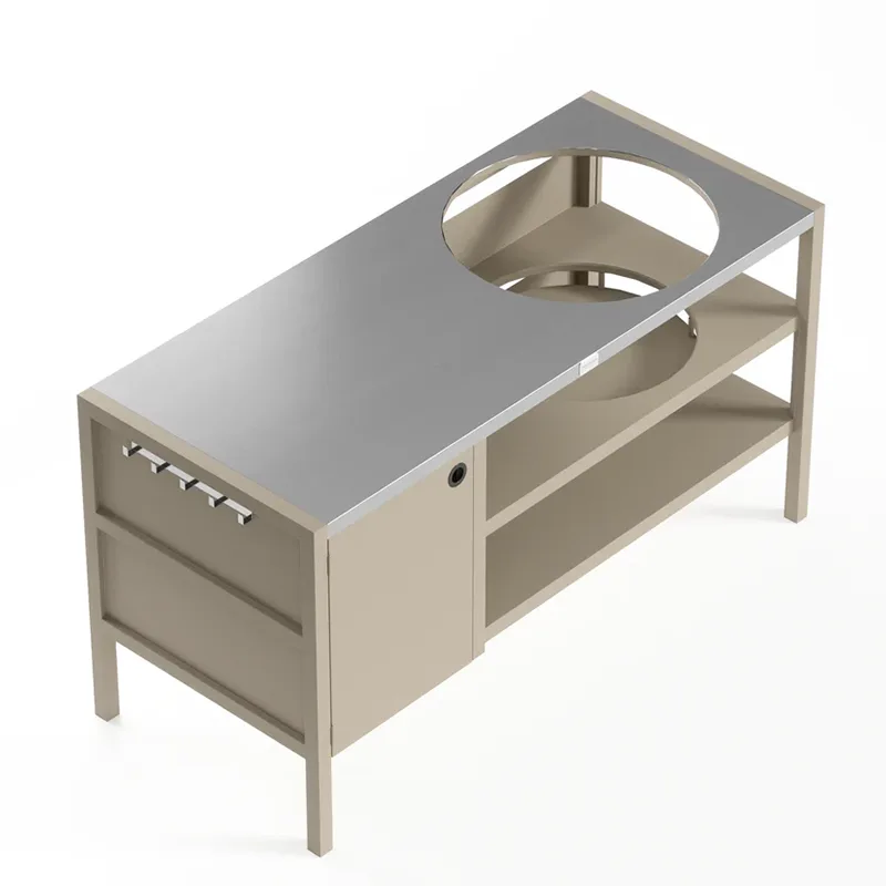 Multifunctioneel buitenkastje met oven