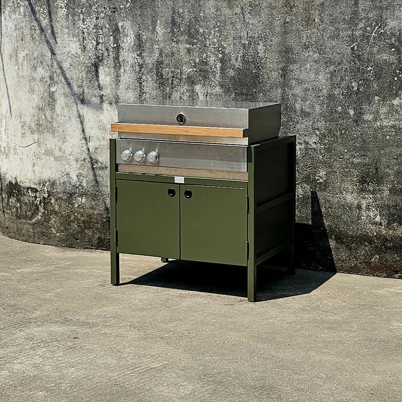 Buitenkeukenkast met grill