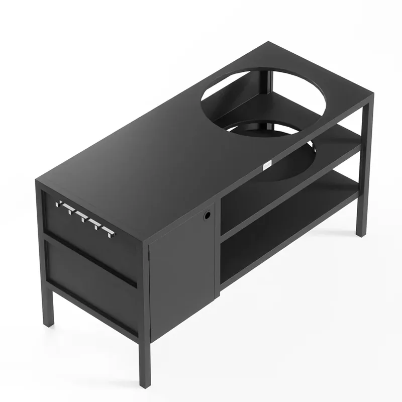 Multifunctioneel buitenkastje met oven