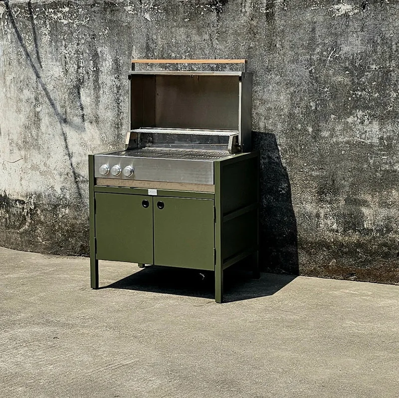 Buitenkeukenkast met grill