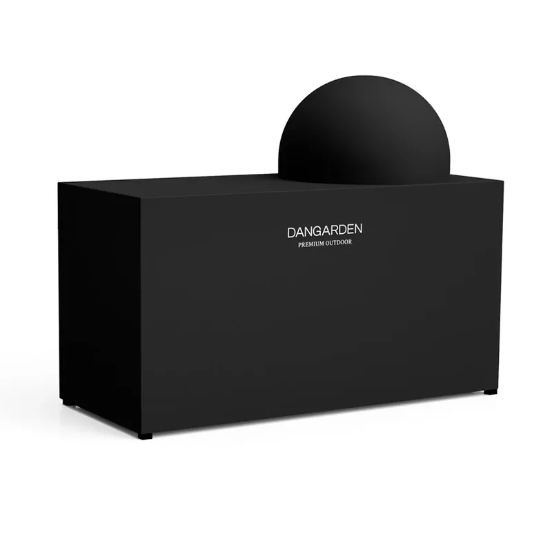 Zwarte waterdichte hoes voor buitenkast