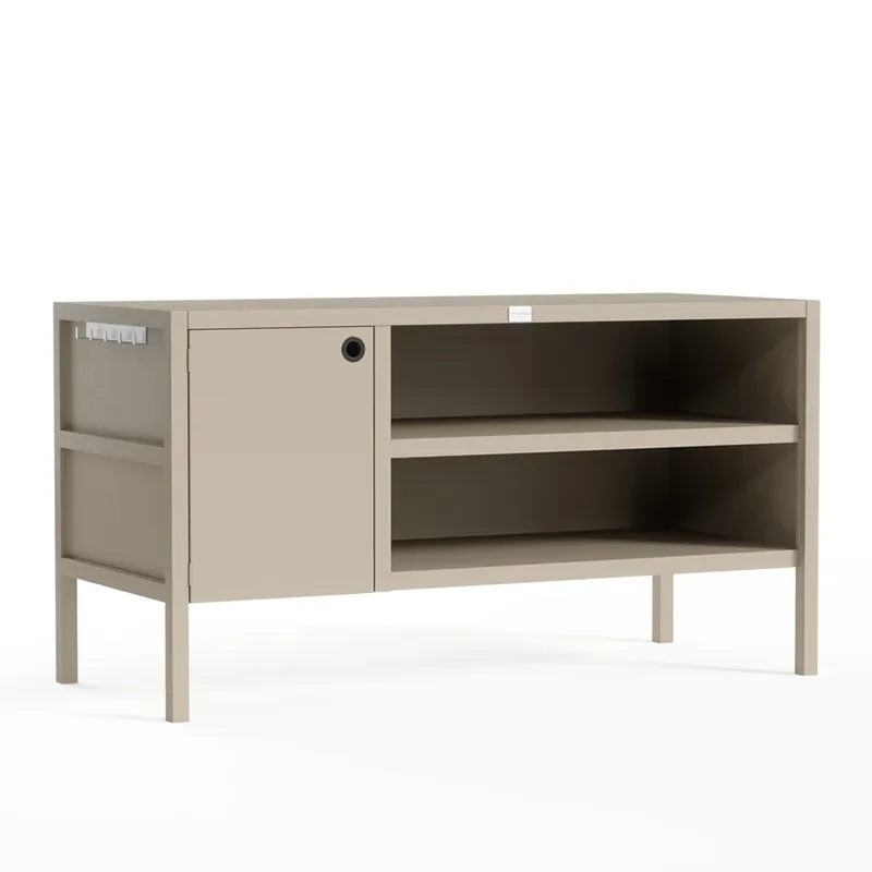 Dubbellaags buitenkeukenkast met deur