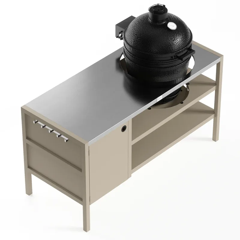 Multifunctioneel buitenkastje met oven Multifunctioneel buitenkastje met oven