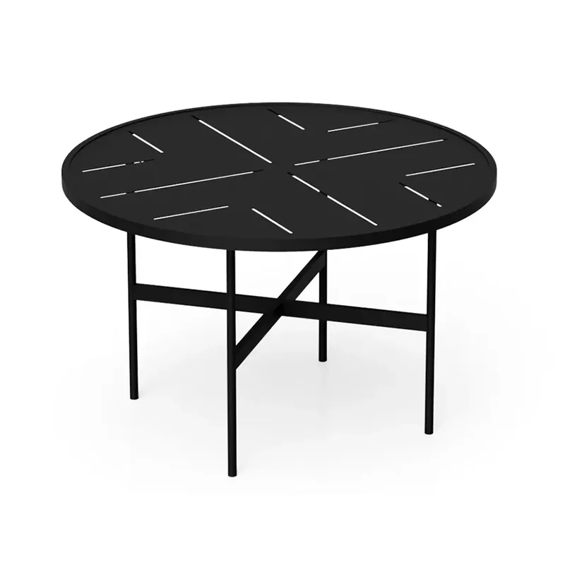 Ronde eettafel voor buiten
